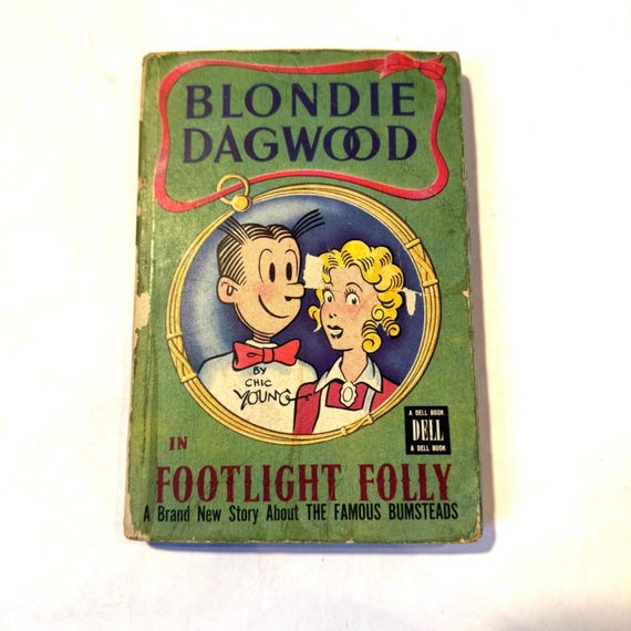 Vintage 1947s Blondie and Dagwood Footlight Folly Paperback
