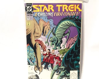 Vintage 1993 Star Trek DC Comic Book Number 52/Sealed and Boarded
