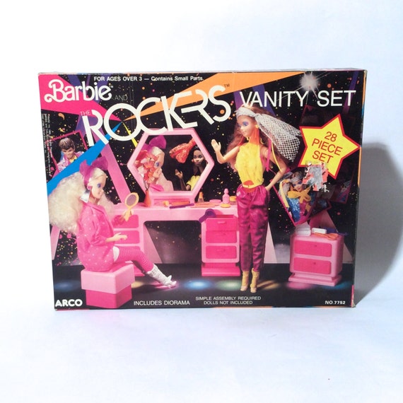 vintage barbie vanity set