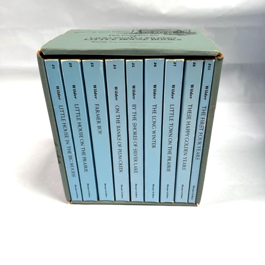 Vintage 1970s Classic Blue Box Little House on the Prairie Complete Set ...