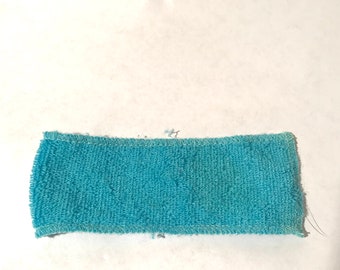 Vintage 1980s 11.5"/30 cm muñeca de moda Toalla de playa azul brillante, escala 1:6, lago, orilla, piscina, Florida, Caribe, toalla de tela Mailbu Terry