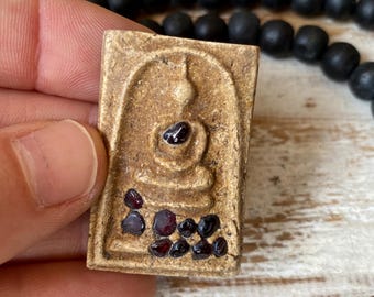 Thai Buddha Amulet  // Seated Buddha Amulet // Buddha Amulet  // Buddhist Amulet // Thailand Amulet // Good Luck Charm // Gift for Yogi