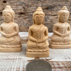 Small Buddha Statue // Buddha Statue //  Buddhist Statue // Thai Buddha Statue // Thai Monk Statue // Gift for Yogi // minimalist Buddha