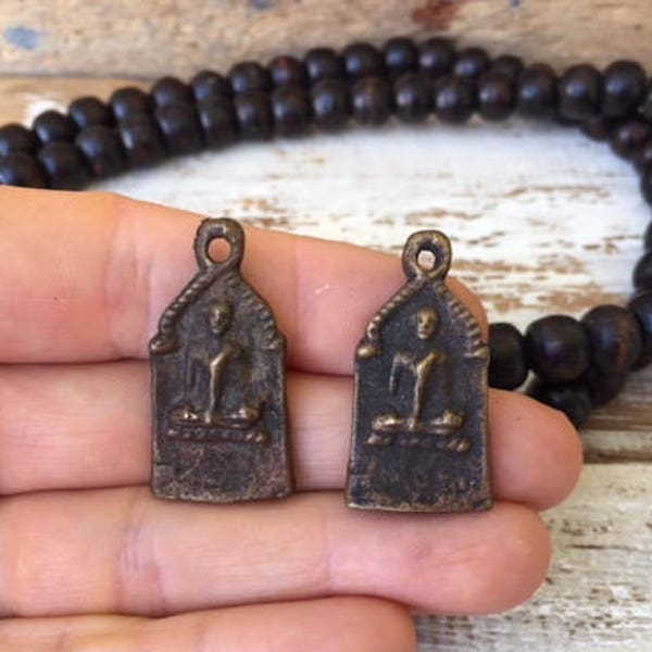 Set of 2 Thai Buddha Amulets / Thai Amulet / Buddha Amulet / Amulet Pendant / Amulet / Buddhist Amulets / BB88