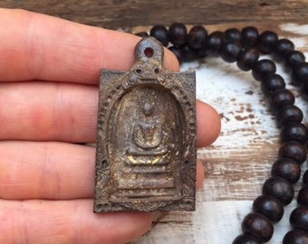 Thai Buddha Amulet Pendant // Thailand Amulet // Amulet Pendant // Buddhist Amulet // Buddhist Talisman // Gift for Yogi // Buddha Charm