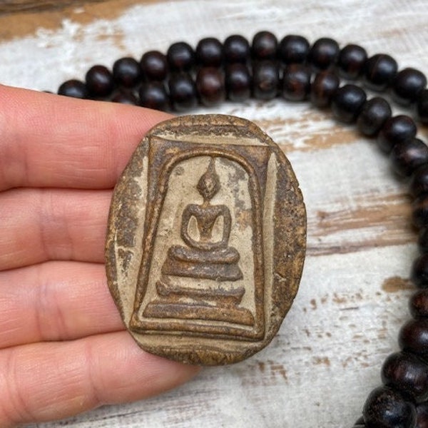 Buddhist Amulet // Thai Buddha Amulet  // Thailand Amulet // Buddha Amulet  // Gift for Yogi // Buddhist Talisman //  Protection Charm