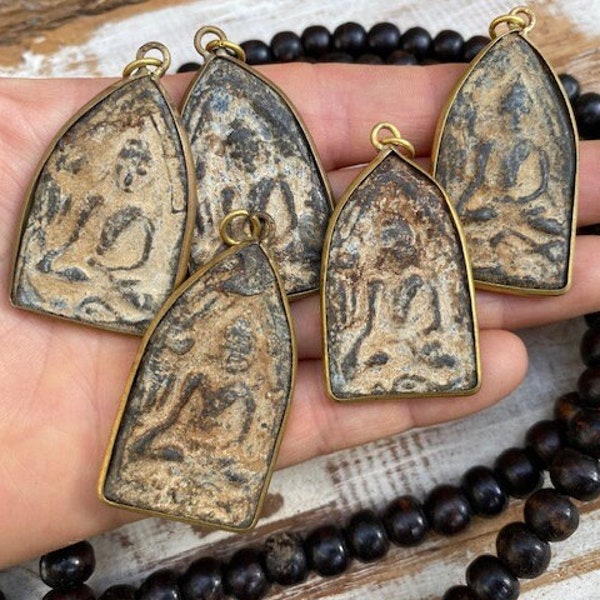 Thai Buddha Amulet Pendant // Thai Amulet // Amulet Pendant