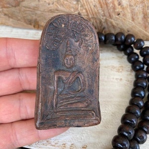 Thai Buddha Amulet  // Thai Buddha Amulet // Buddha Amulet  //  Buddhist Amulet // Buddhist Talisman // Thailand Amulet // Good Luck Charm