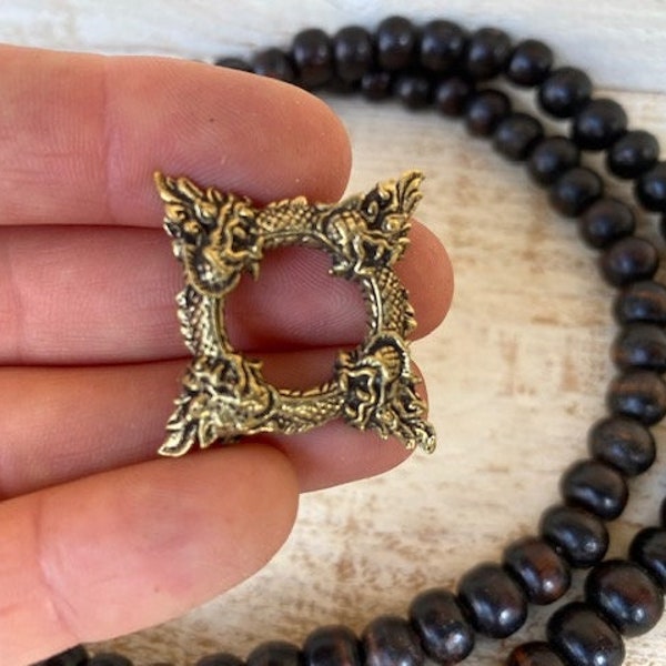 Thai Buddha Amulet Pendant // Unique Four-Headed Naga Amulet // Thai Talisman // Thai Amulet Pendant // Gift for Yogi // Spiritual Gift