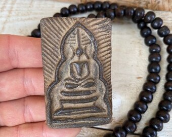 Thai Buddha Amulet  // Thai Buddha Amulet // Buddha Amulet  //  Buddhist Amulet // Buddhist Talisman // Thailand Amulet // Gift for Yogi