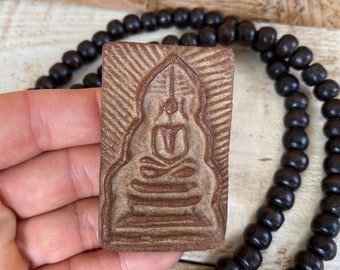 Thai Buddha Amulet  // Thai Buddha Amulet // Buddha Amulet  //  Buddhist Amulet // Buddhist Talisman // Thailand Amulet // Gift for Yogi