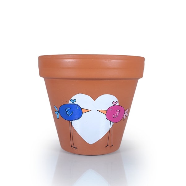 Hand Painted Pots - Etsy