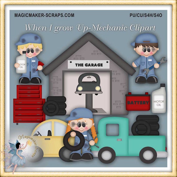 Mecanicien Automobile Clipart Quand Je Serai Grand Etsy Mecanicien Automobile Clipart Quand Je Serai Grand Etsy