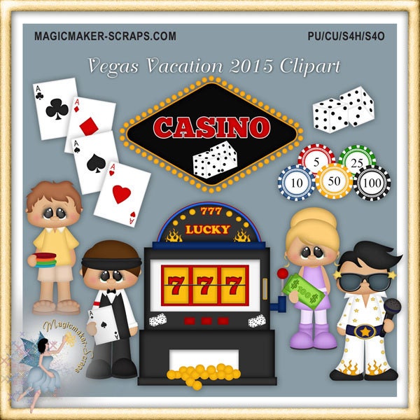 Las Vegas Vacation Clipart, Casino