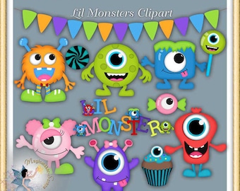 Lil Monsters Clipart