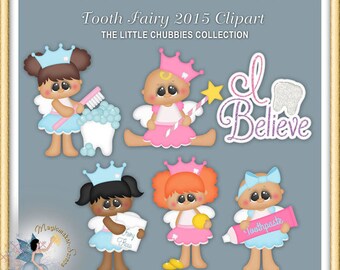 Baby Girl Clipart, Chubbies, Tooth Fairy 2015