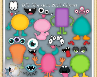 Monsters Clipart, DIY Monsters 2015