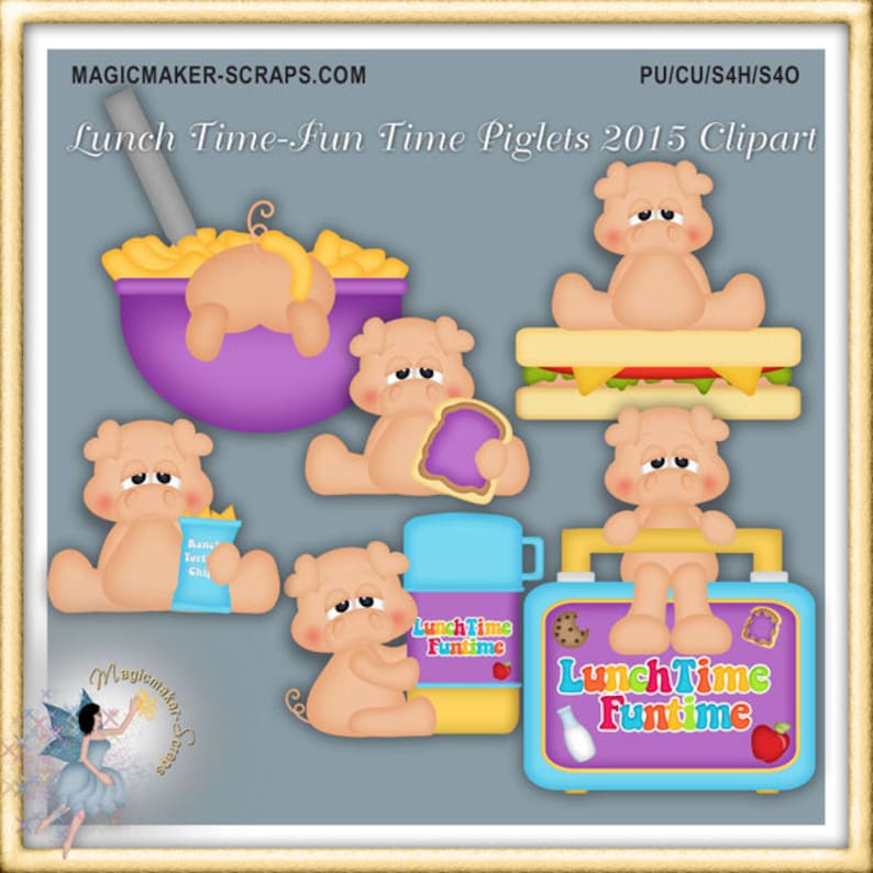 Lunch Box Clipart Pig Lunch Time Fun Time Piglets 2015 Clipart School