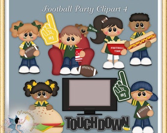 Football Party Clipart 4