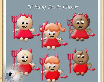 Baby Clipart, Devil Halloween