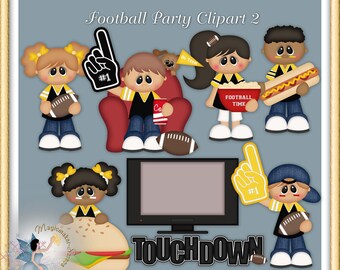 Football Game Party Clipart