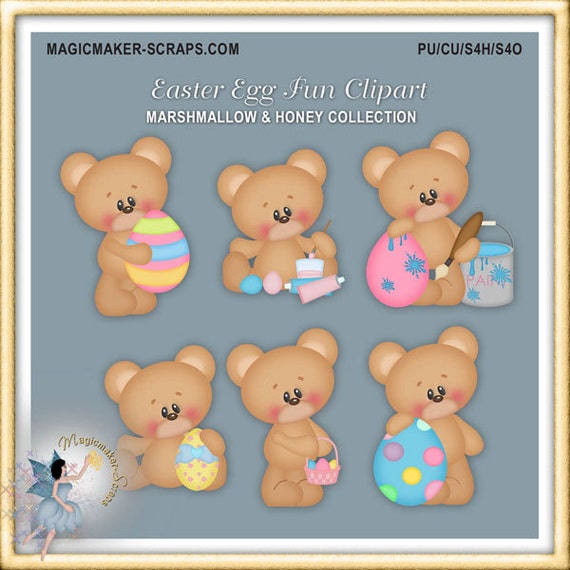 teddy bear easter egg