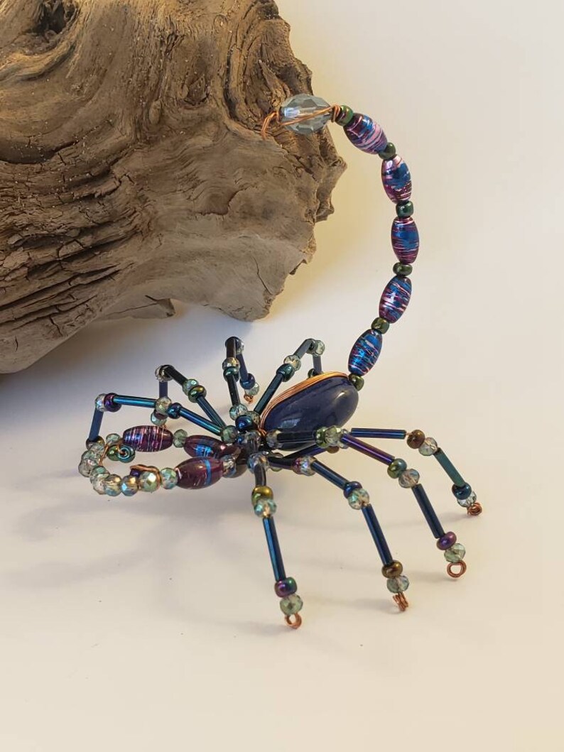 Beaded scorpion beaded animal Scorpio scorpion arachnid | Etsy