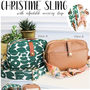 Christine Sling Digital PDF Symönster av Love You Sew - Justerbar till Magväska / Axelväska - DIY - Hemsömnad