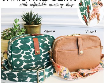 Christine Sling Digital PDF Sewing Pattern by Love You Sew - Adjustable to Fanny Pack / Cross-body bag - DIY - Home Sewing