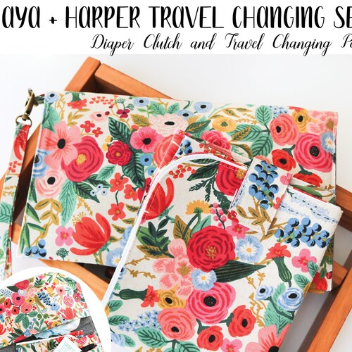 Diaper Travel Clutch With Changing Pad PDF Tutorial and Etsy