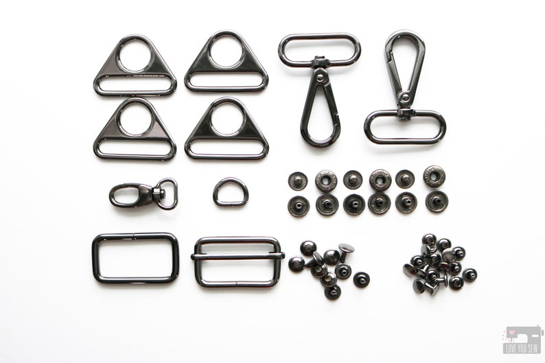 Erin Backpack Hardware Kit for DIY Sewing Pattern by Love You Etsy
