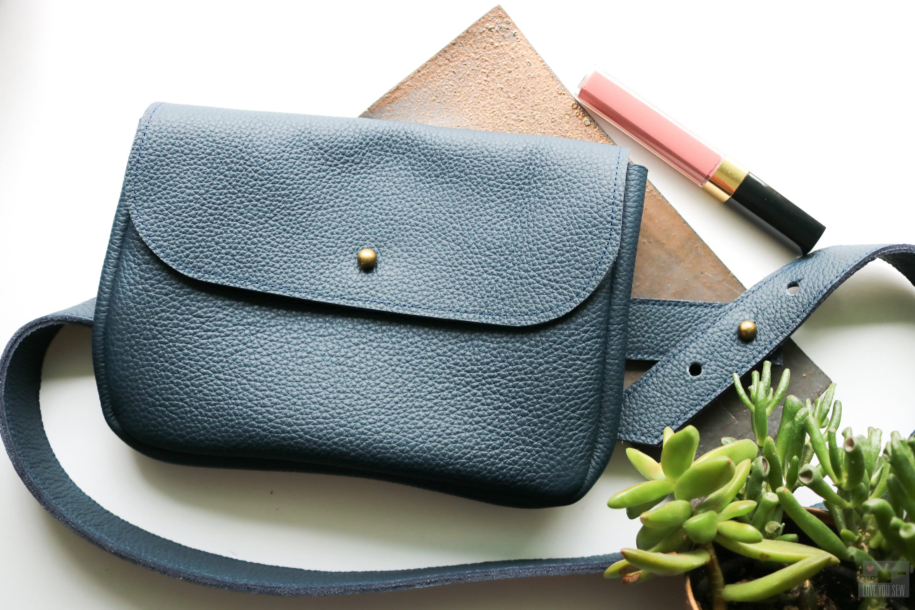 Vinyl belt bag hotsell