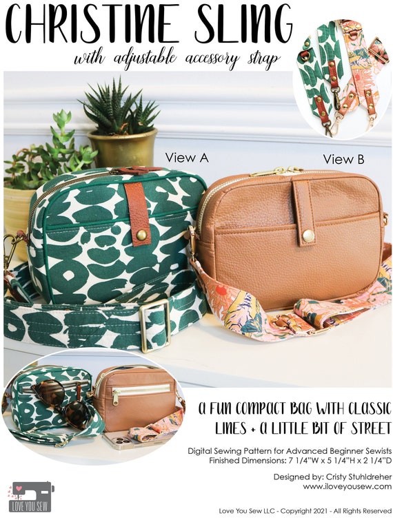 Sofia Sling Bag - PDF Sewing Pattern