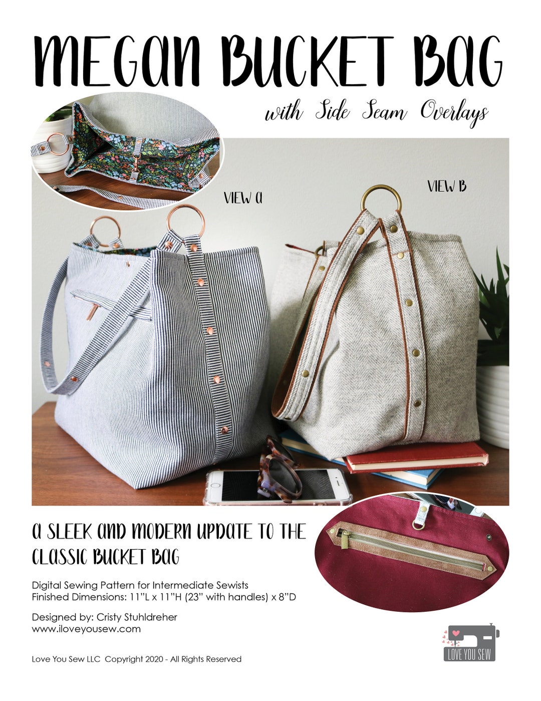 Leather Craft Clear Acrylic Kelly bag Handbag Pattern Stencil Template DIY  Tools
