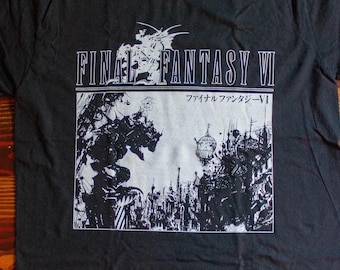 FinalFantayファイナルファンタジーVIゲームTシャツy2kンテージ古着 Final Fantasy VI Shirt: Japanese Box Art, Vintage Style Tee - Etsy