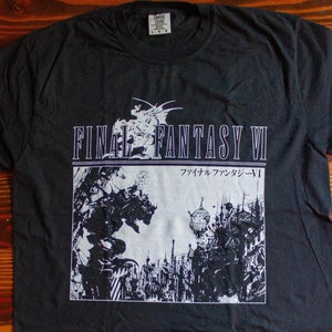Final Fantasy VI - T Shirt - Etsy Final Fantasy VI - T Shirt - Etsy