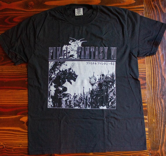 Final Fantasy VI - T Shirt - Etsy Final Fantasy VI - T Shirt - Etsy