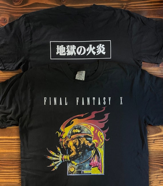 ファイナル・ファンタジーXⅣ 10th Anniversary Tシャツ 8枚 Final Fantasy X - Ifrit Fayth - T Shirt - Etsy