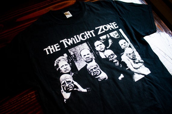 90's ''The TWILIGHT ZONE'' プリントTシャツ 90's TULTEX ''The TWILIGHT ZONE'' プリントTシャツ ブラック 表記(L