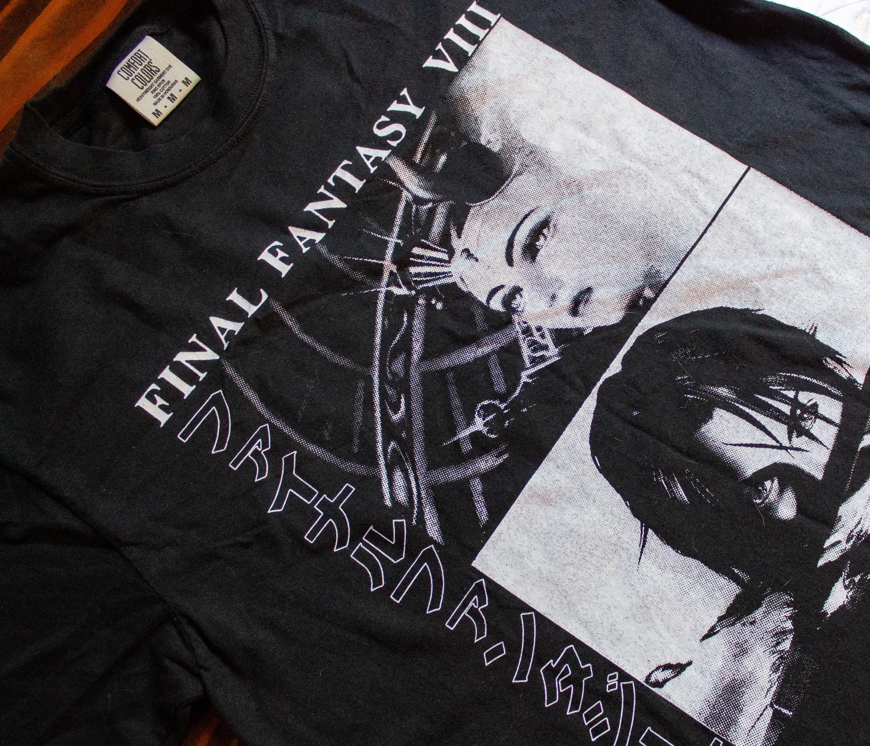 ファイナルファンタジーⅧのTシャツ FF VIII Tshirts Men's Leisure Shirts O Neck Final Fantasy