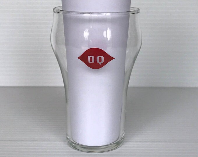 DAIRY QUEEN GLASS Vintage Dairy Queen Glass Vintage Etsy