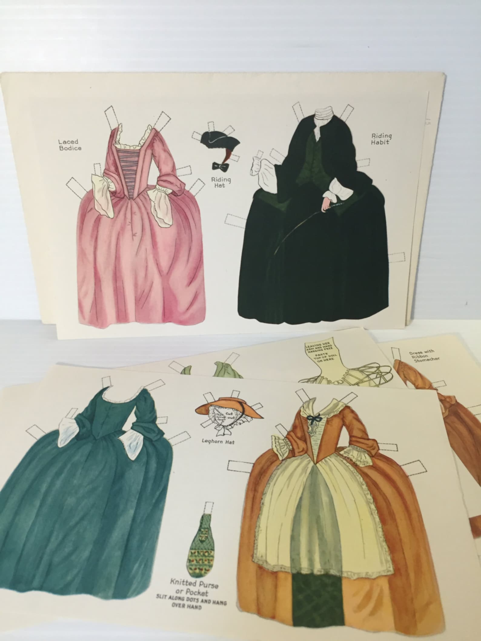 COLONIAL WILLIAMSBURG Paper Dolls Vintage Paper Dolls Etsy