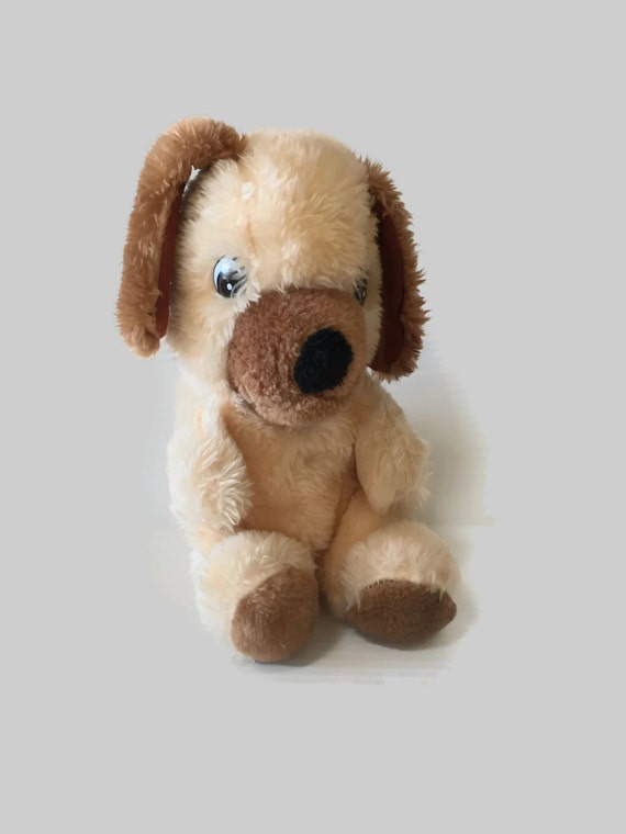 antique stuffed dog