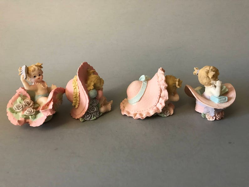vintage cupcake topper vintage cake topper baby shower cake topper cute girl cake topper cake topper figures BABY GIRL Cake Toppers