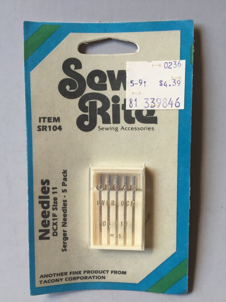 SERGER MACHINE NEEDLES Overlock Machine Needles Size 11 Etsy