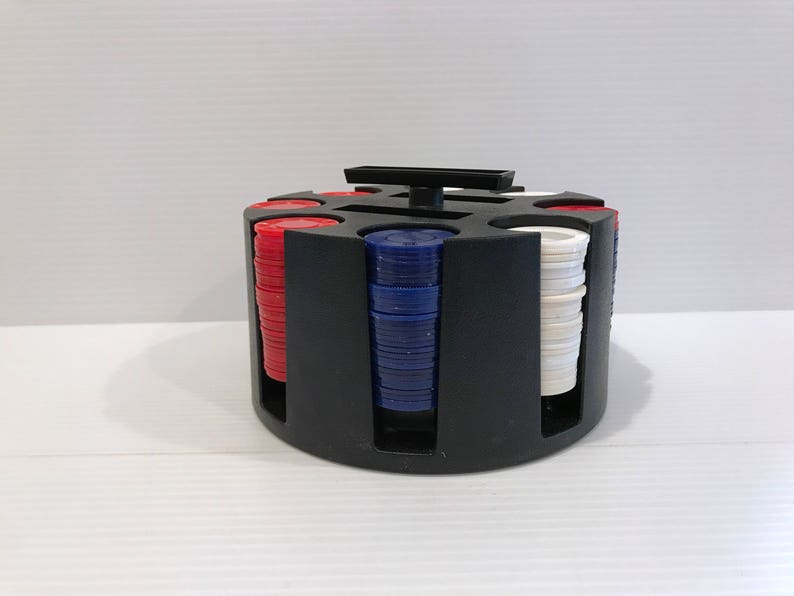 Revolving Poker Chip Rack Hoyle Poker Chip Rack Black Poker Etsy Canada