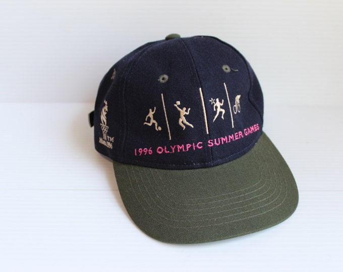 SUMMER OLYMPICS Baseball Cap 1996 Atlanta Olympics Olympic Etsy