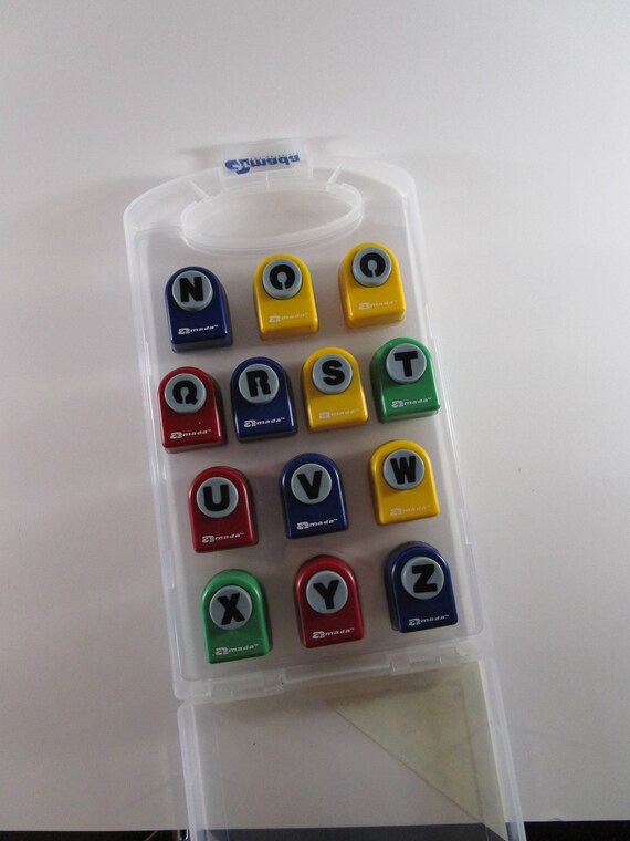 ALPHABET PAPER PUNCH Letter Paper Punch Initial Paper Punch Etsy