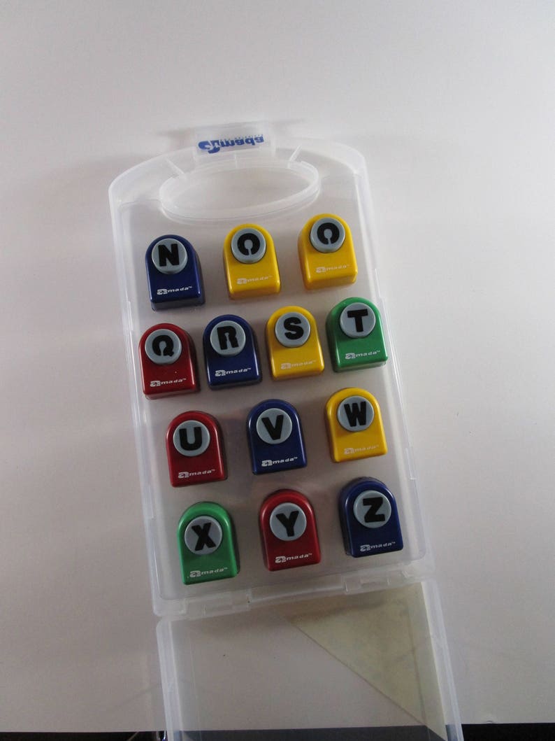 ALPHABET papier PUNCH punch papier lettre perforateur à Etsy
