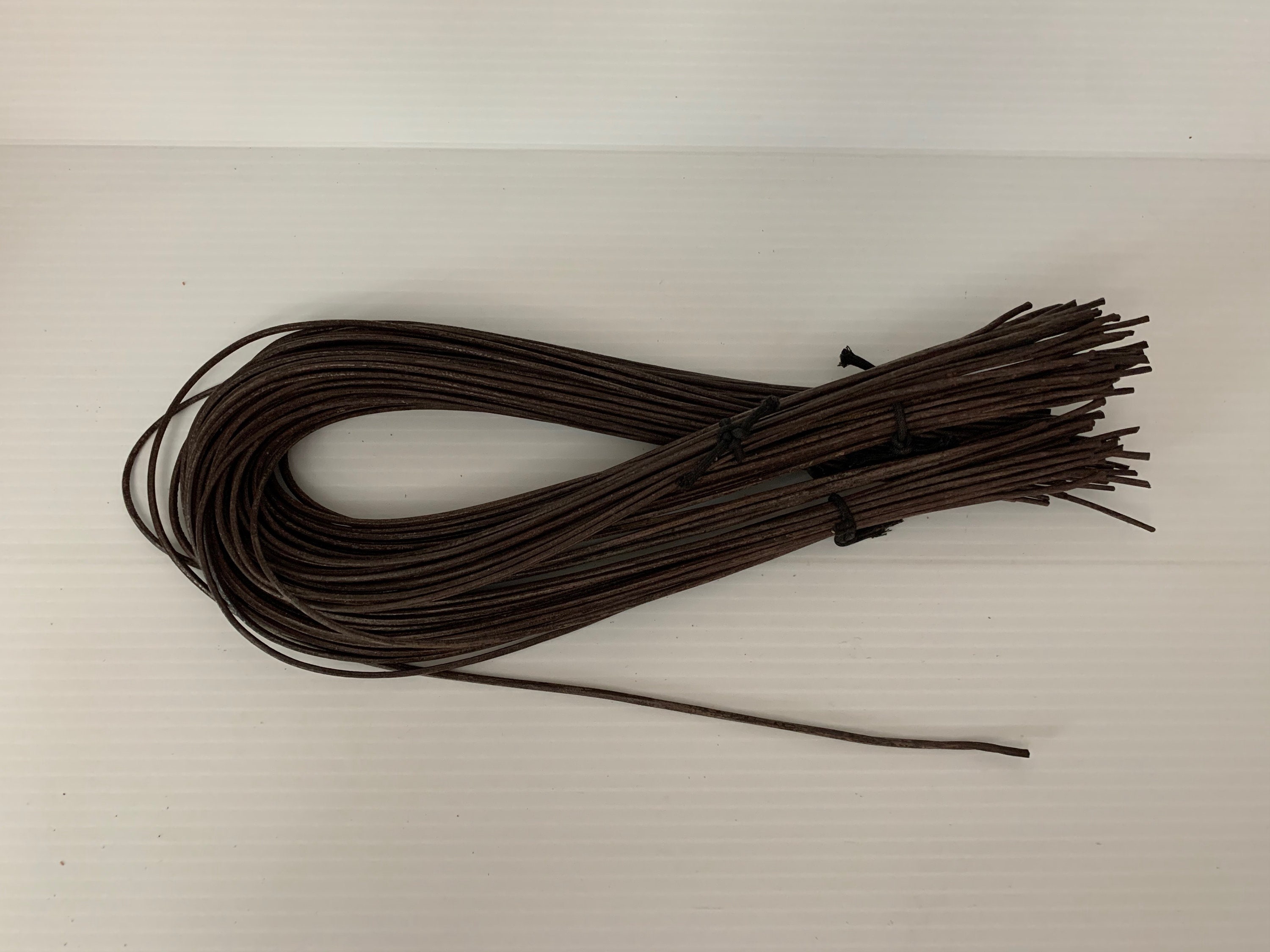 Leather String, Leather Laces, Leather Beading String, Leather Necklace ...